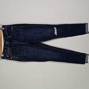 Gap dark wash 25x25 high rise skinny jeans